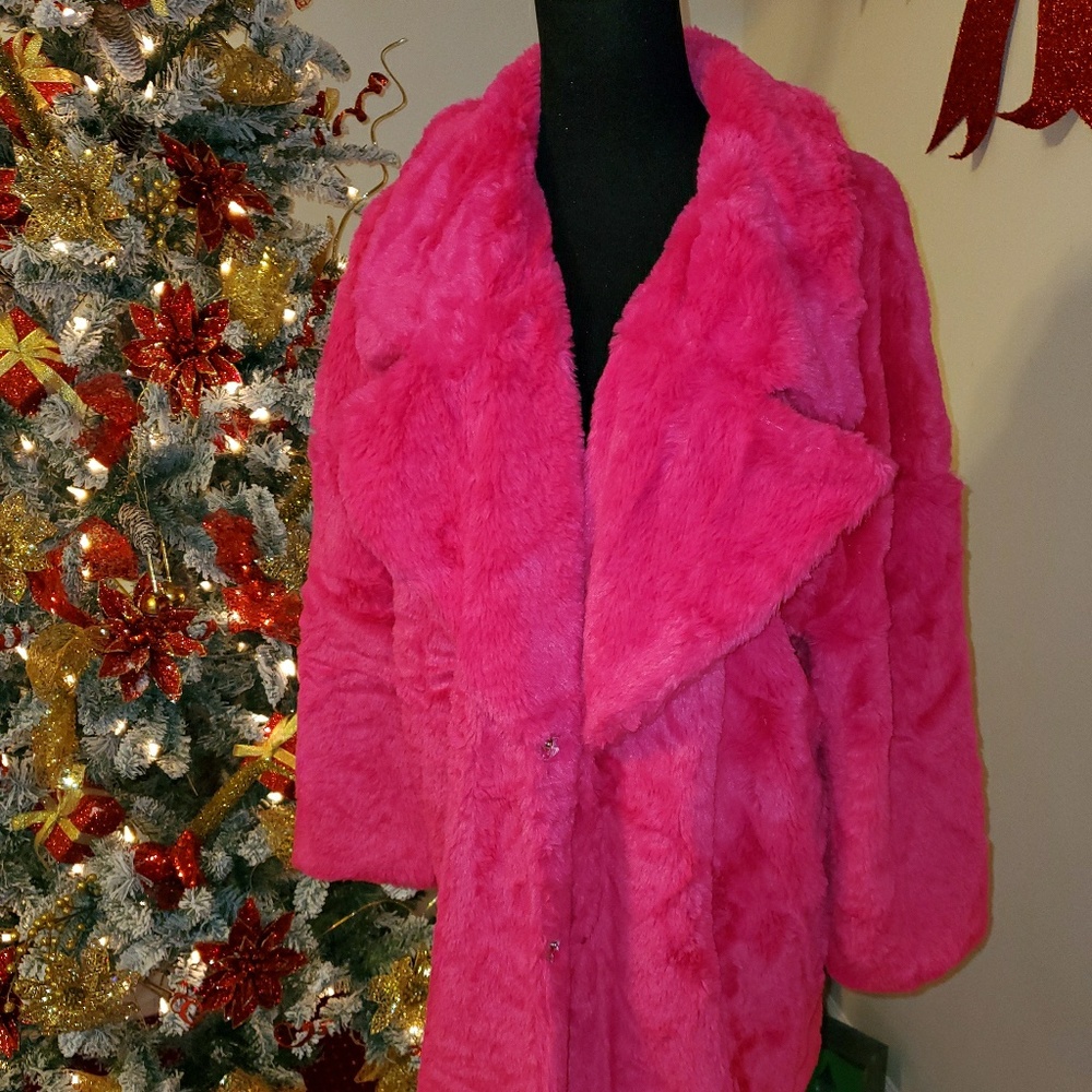 Barbie pink coat